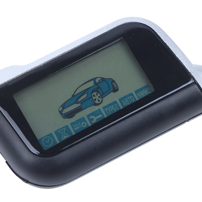A93 LCD Remote Control Keychain Two Way Car Burglar Alarm System Key Chain
