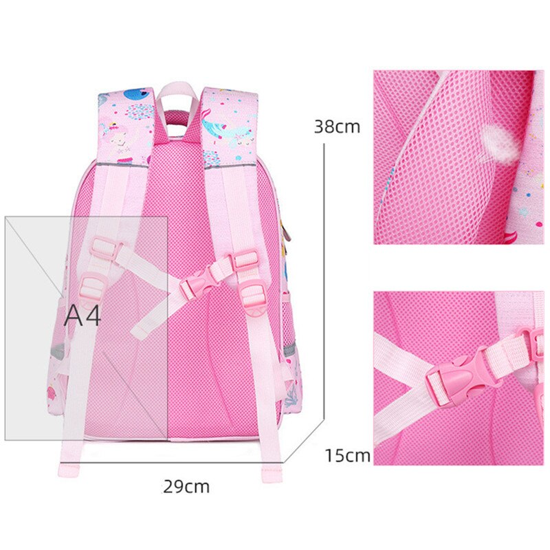 Girl Printing Primary Bookbag Waterproof School Backpacks For Girls Kids School Bags Children Mochila