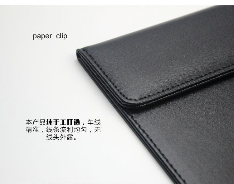 A4 PU leather business office conference agreement writing pad clipboard menu file folder a4 desk organizer folders notepad 311B