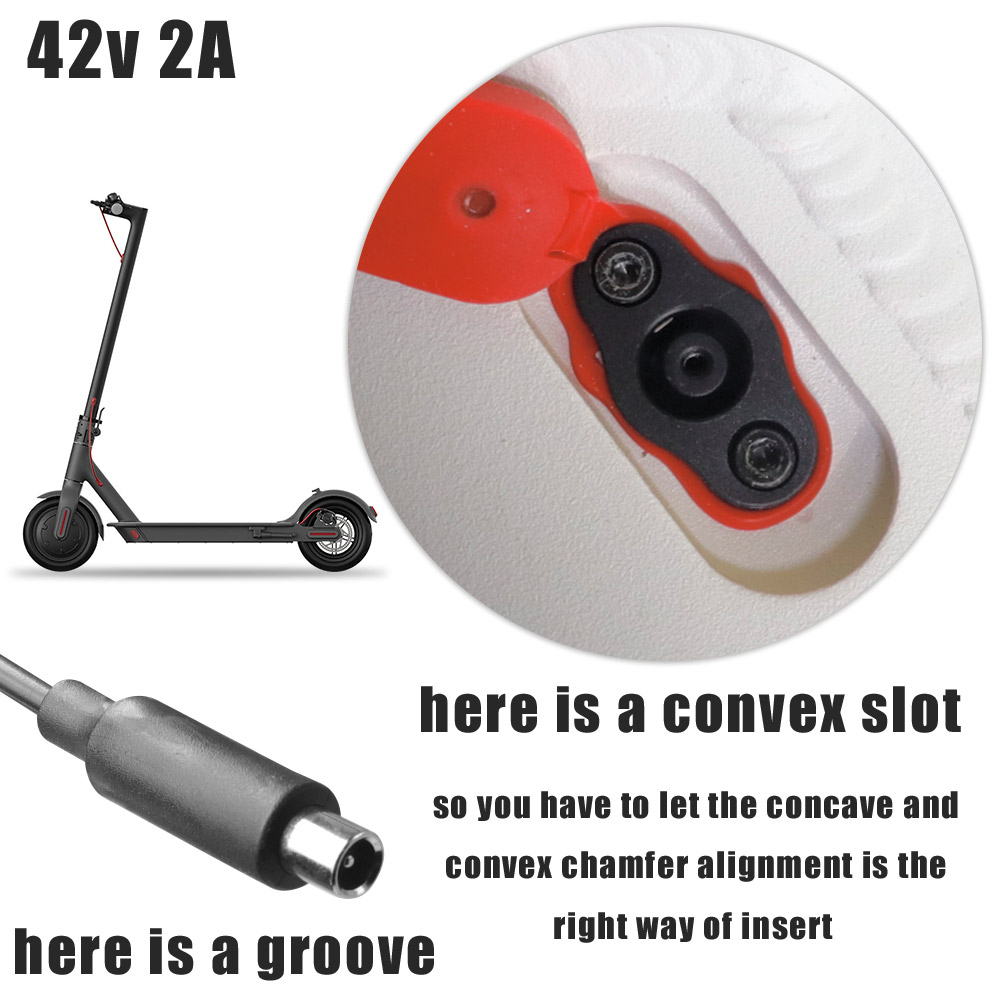 Universal Scooter Ladegerät 42V 2A für Xiaomi M365 1S Pro Pro 2 Elektrische Roller Netzteil Adapter Verwenden ladegerät