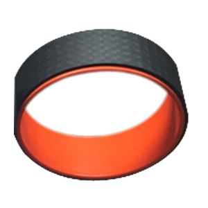 Círculos de Yoga de TPE, forma de cintura , culturismo, ABS, gimnasio, rueda de entrenamiento de Yoga, herramienta de entrenamiento negra para Fitness: Naranja