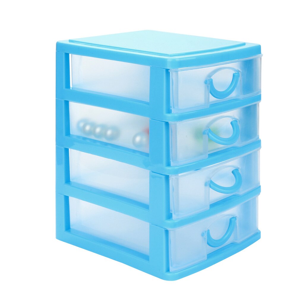 Durable Plastic Mini Desktop Drawer Sundries Case Small Objects Jewelry Makeup Organizer Storage Container Storage Box #Y2