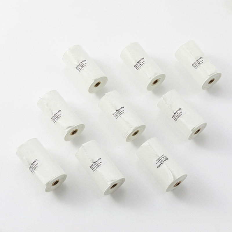 Eco-friendly Garbage Bag Pet Degradable Garbage Bag Dog Poop Bag Outing Portable Pet Garbage Bag Pet Supplies: White with fragrance