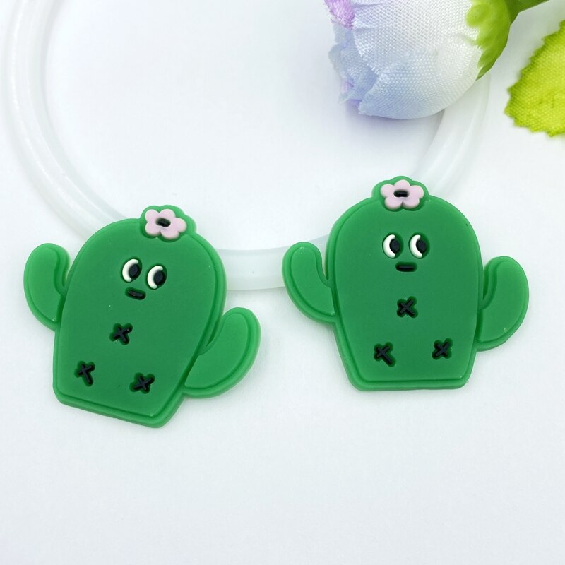 30pcs Mixed PVC lovely fruit flexible glue Flat back DIY Scrapbook Embellishment Phone Craft Decoration C03: E