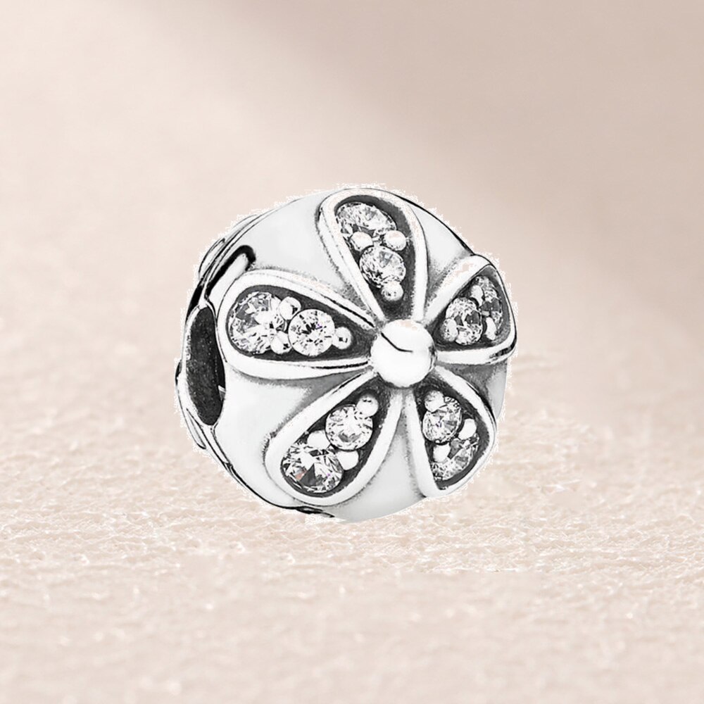 791493CZ DAZZLING DAISIES CLIP -