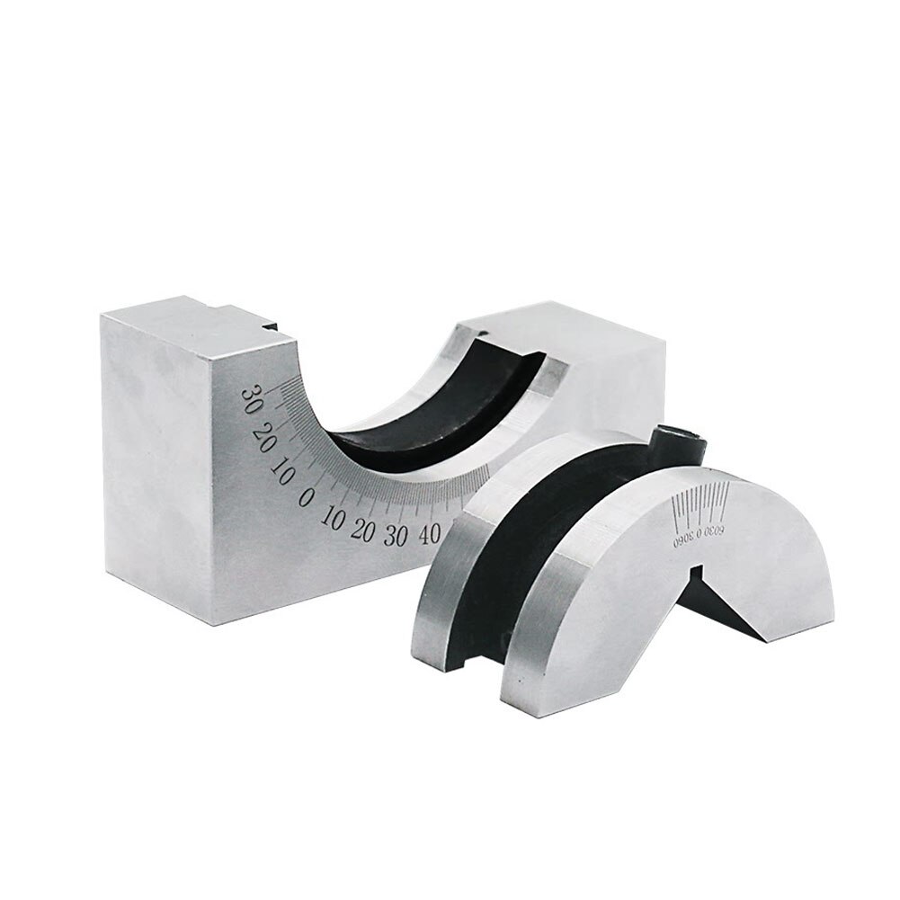 Angle Gauge Blocks With 1 High Precision Adjustable Angle Gauge V Block Milling Machines Lathe 0 Degree To 60 Degree