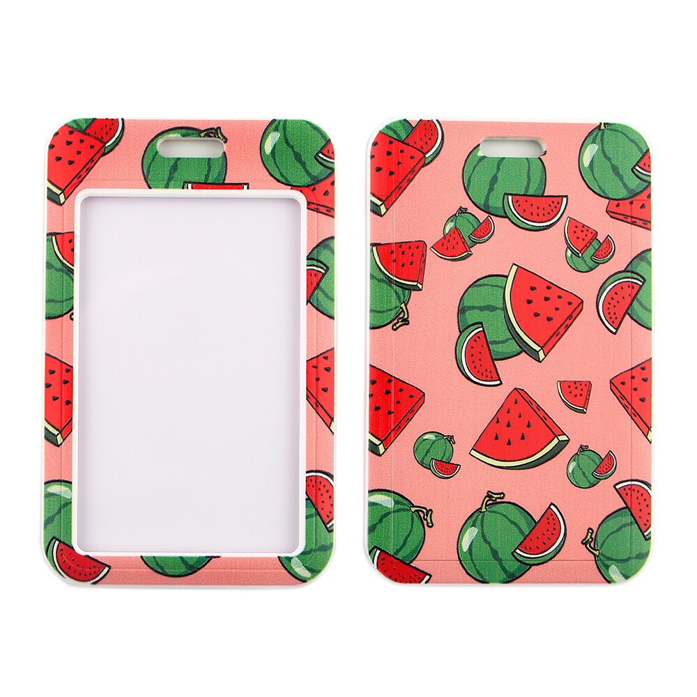 CB226 Watermeloen Fruit Sleutelhanger Lanyard Leuke Telefoon Charme Mobiele Telefoon Draagriem Roze Lanyards Voor Sleutels Id Badge Key Card houder: 2