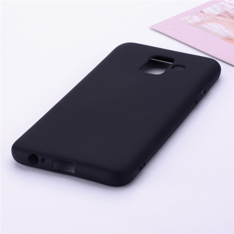 Silicone Case For Samsung Galaxy A6 case SM A600 A600F Candy Soft Case For Samsung A6 Plus cover A605 A605F funda