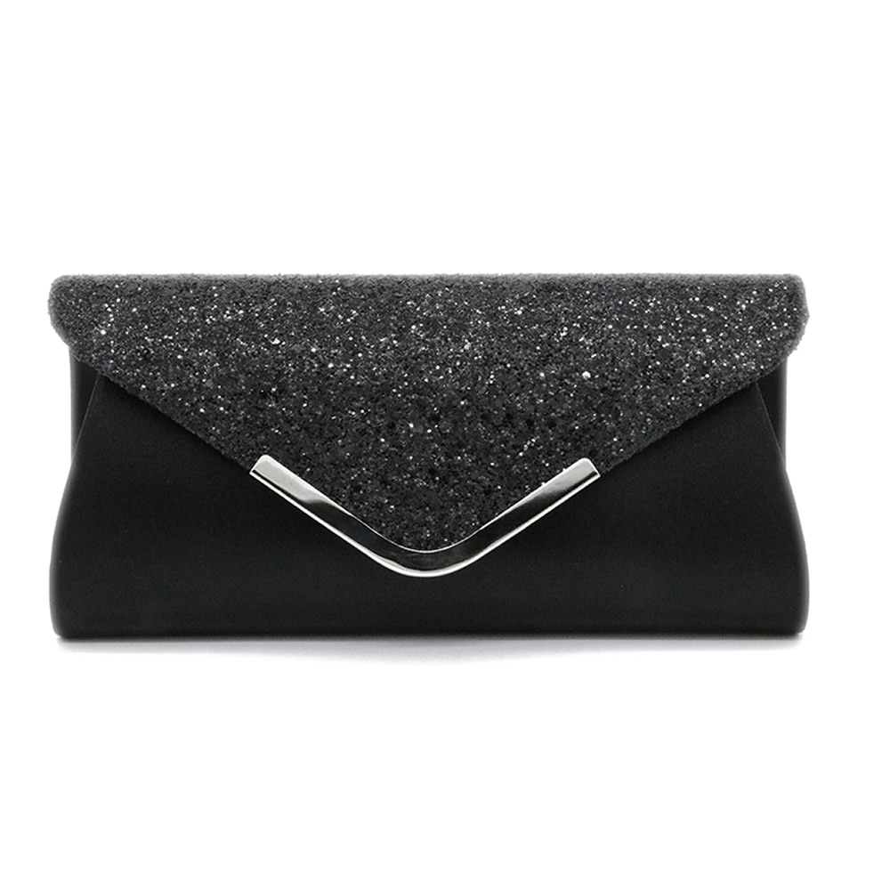 Crystal Sequin Evening Clutch Bags For Women 2022 Party Wedding Clutches Purse Female Pink Silver Wallets Bag Women Prom: black C