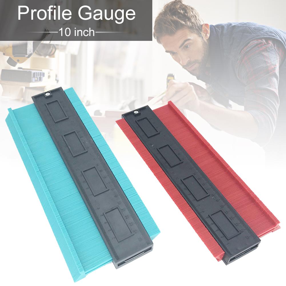 10 Inch Profilometer Measuring Ruler Contour Replicator Multifunctional Irregular Contour Gauge Woodworking Tool Accessories