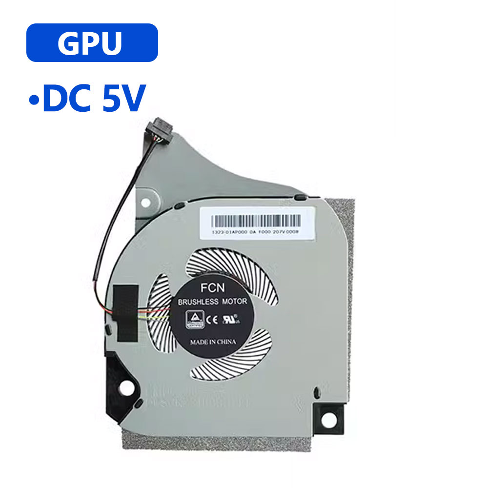 12 V/5 V NEUE OEM Für Dell G5 5590 G7 7590 G7 7790 P82F Laptop CPU GPU Lüfter kühlkörper Lüfter Kühler 006KT2 DC04TH: Weiß