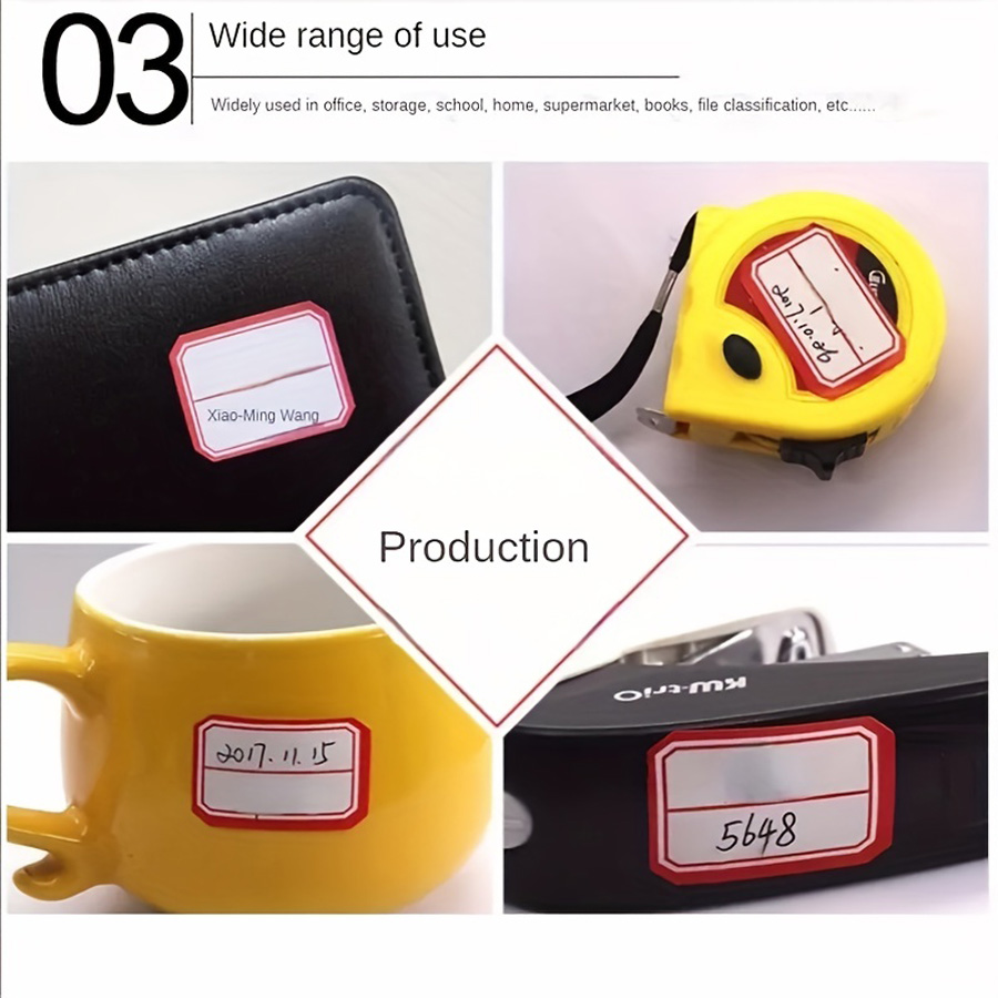 10 Vellen 400 Stuks, Zelfklevende Etiketstickers, Papieren Etiketstickers, Handgeschreven Prijsmarkering, Naam Stickers Cla