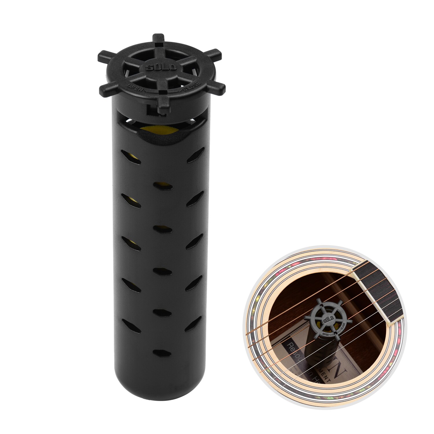 SG-07 Acoustic Guitar Humidifier Sound Hole Moisture Reservoir Guitar Humidity Sponge Guitar Accessories &amp; Parts: Black