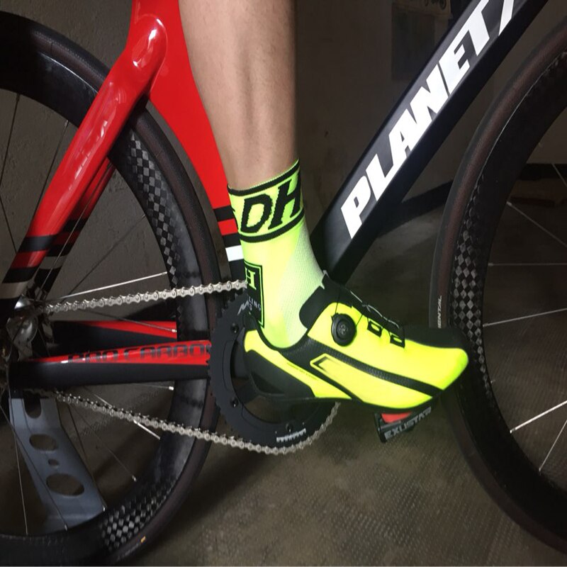 Mænd kvinder åndbar cykel cykel cykling sport sugestrømper calcetines ciclismo hombre professionel chaussette cyclisme