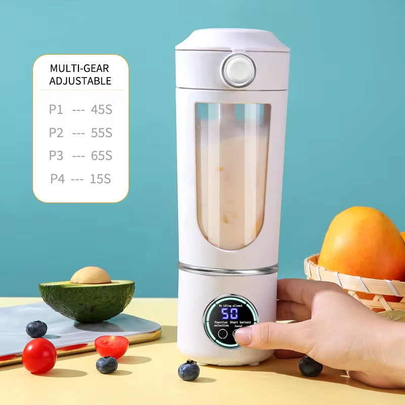 Yeni Taşınabilir Meyve Suyu Yapıcı Shake ve Smoothie'ler için Blender 700 ML Dayanıklı Paslanmaz Sıkacakları Çelik Bıçaklar Blender Smoothie Taşınabilir
