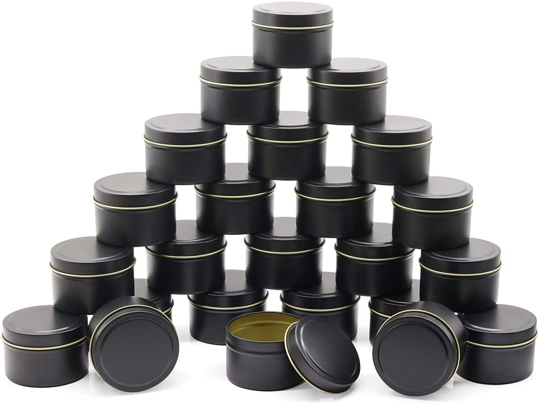 5 oz 15pcs/pack Black Color Candle Containers Candles Jars for Candle Making