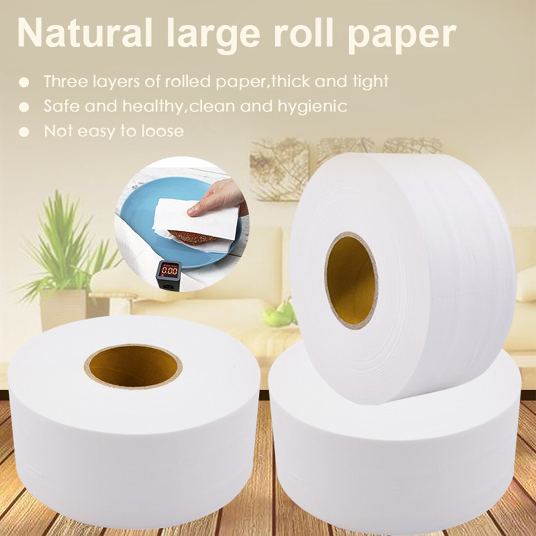 Roll Pak Papier Thuis Bad Papier Bad Toilet Roll Paper Toiletpapier Wit Toiletpapier Wc Roll Tissue Handdoeken tissue