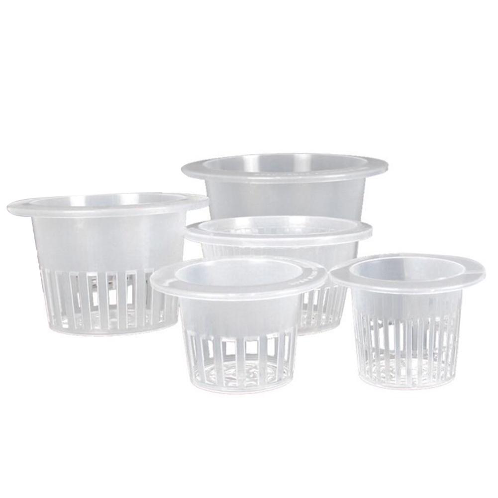 Macetas hidropónicas, cesta de plantación de plantas aeropónicas, macetas de germinación para vivero con maceta de malla hidropónica, esponjas