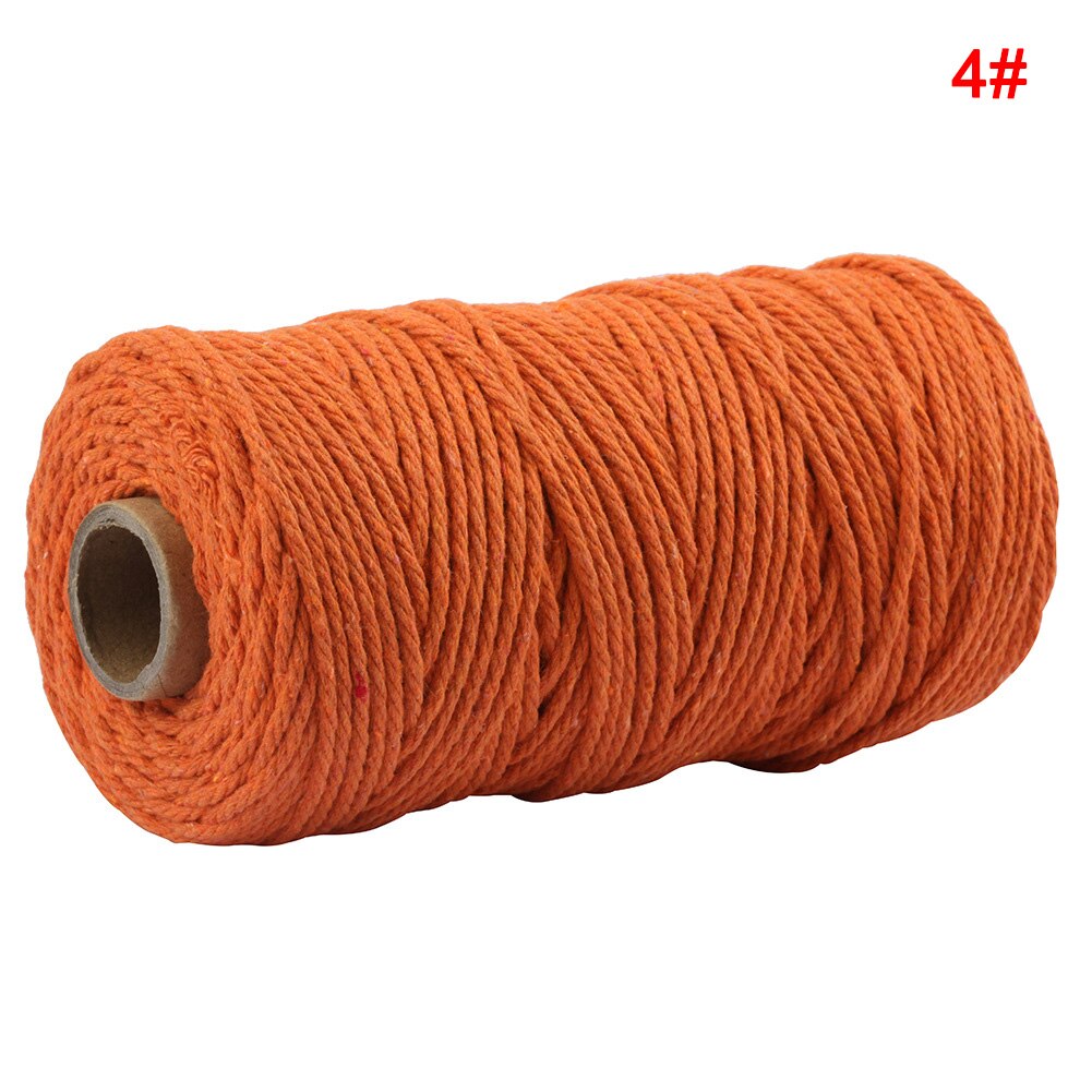 2mm Colorful Anti-Fading Cotton Rope DIY Decorative Wrapping Accessory Hand Tools PAK55: 4