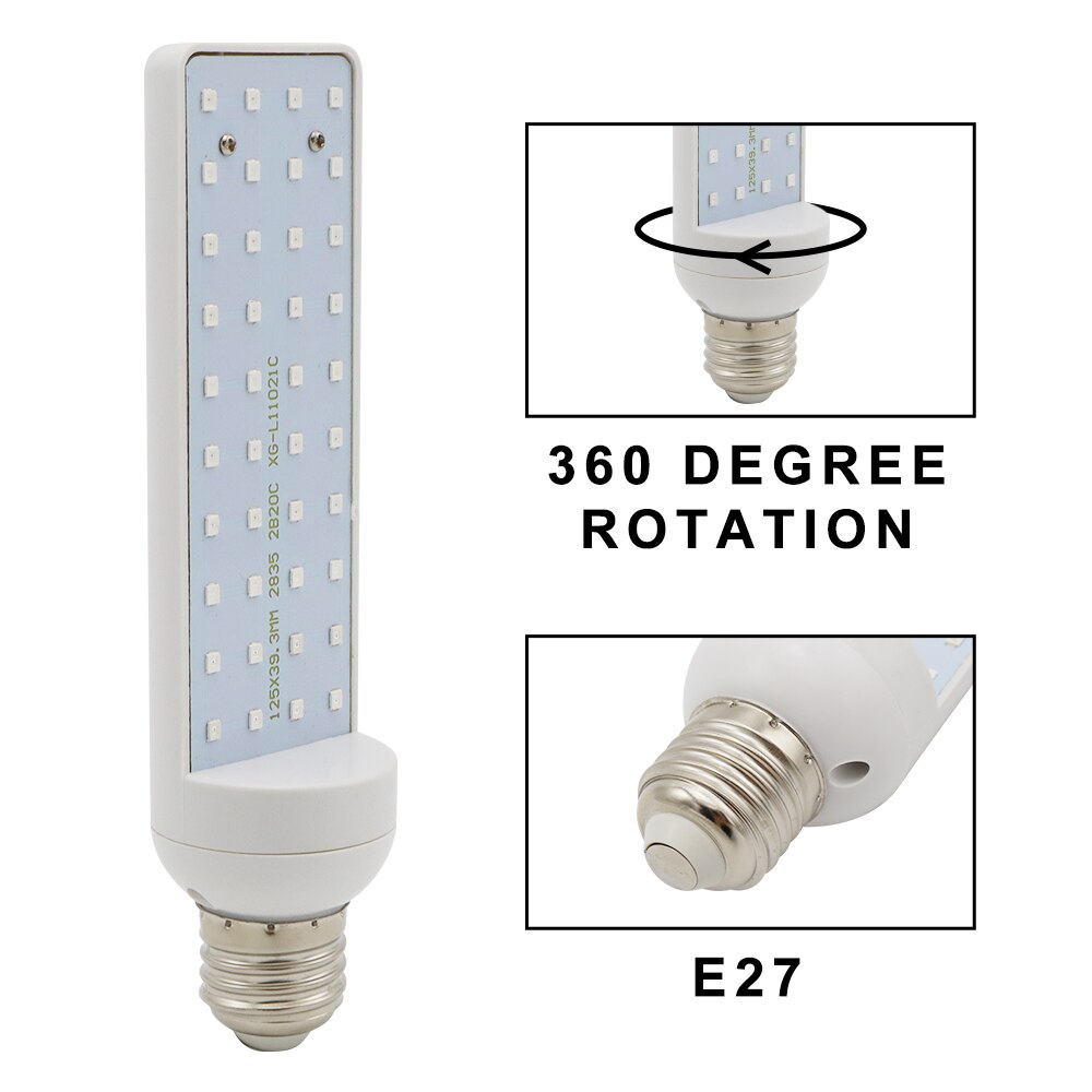 220v e27 led plantevækst lampe pære 360 graders drejeligt voksende lys 20 30 40 leds fleksibel plante lampeholder klip til indendørs