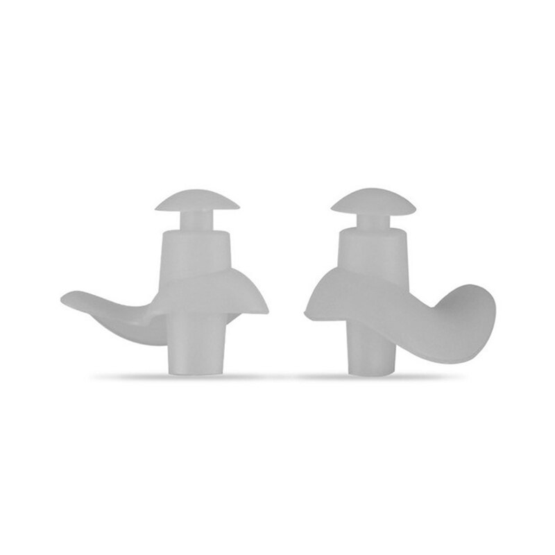 Weiche Ohrstöpsel Silikon Wasserdichte Ohrstöpsel Staub-nachweisen Ohr Umwelt Sport Stecker Tauchen Wasser Sport Schwimmen Schwimmbad Zubehör: grau Nein Kasten