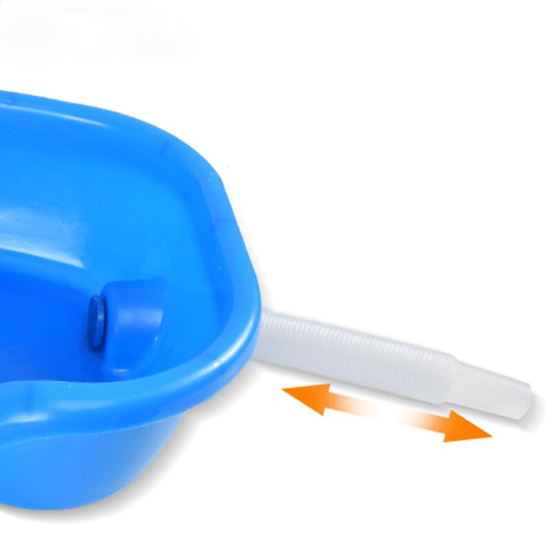 Poggiatesta lavaggio dei capelli lavabo ciotola lavello tubo di scarico lavandino per disabili bacino per shampoo portatile per disabili