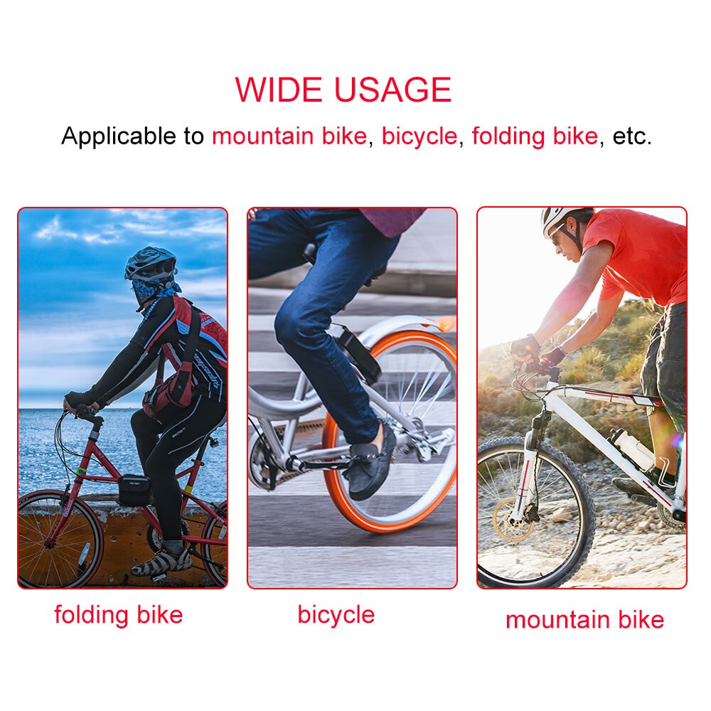 High Waterproof Universal 100/125/150mm Mountain Bike Air Rear Shock Absorber For Bicycle, Folding Bike