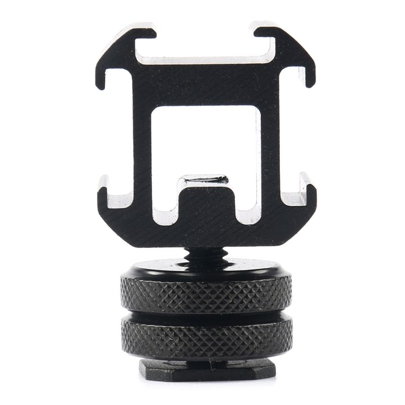 Adaptateur de montage pour chaussures, support à double vis, pour Flash d&#39;appareil photo DSLR, 3: C