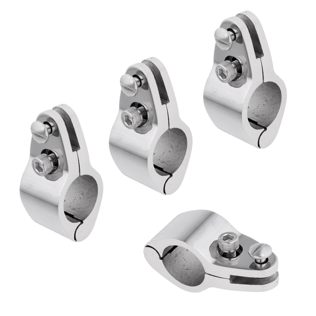 Set Of 4 22mm Pipe Clamp Pipe Clamp Hose Clamp Pipe Clamp For Boat Hood Bimini Top Attachment