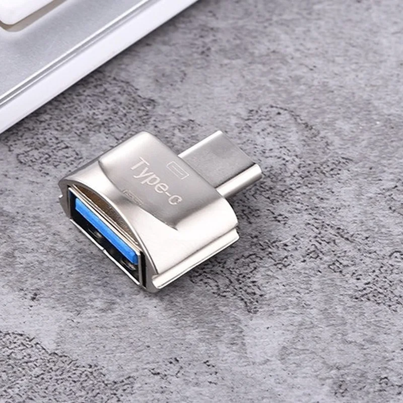 TYPE-C OTG U Disk Adapter Micro Android V8 To TYPE-C 3.1 Adapter for Card Reader, MP3, Keyboard, Digital Camera