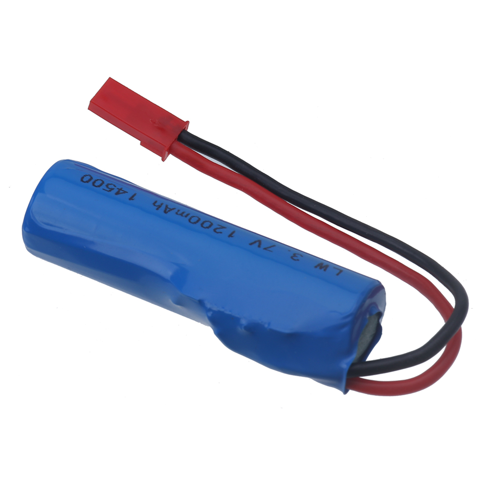 Batería recargable de iones de litio para coche teledirigido, Pila de 14500 V y 3,7 mAh con enchufe JST para coche teledirigido, volquete, juguetes de Control remoto