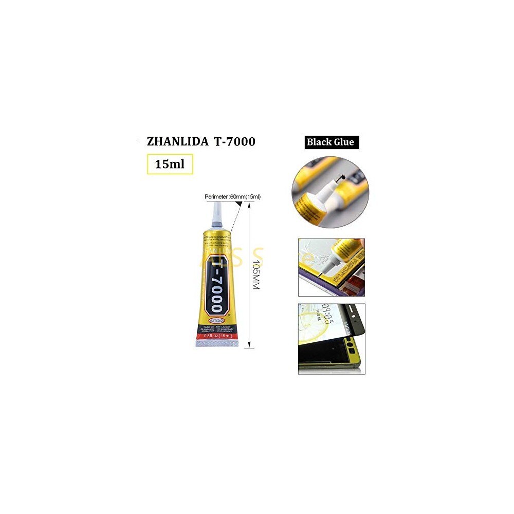 Pegamento Adhesivo Zhanlida B-7000 T-7000 Negro Transparente 3ml 15ml 50ml 110ml