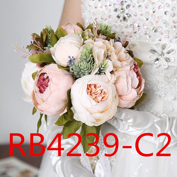 Accessoires de mariée de mariage tenant des fleurs 3303 RB4239: RB4239-C2