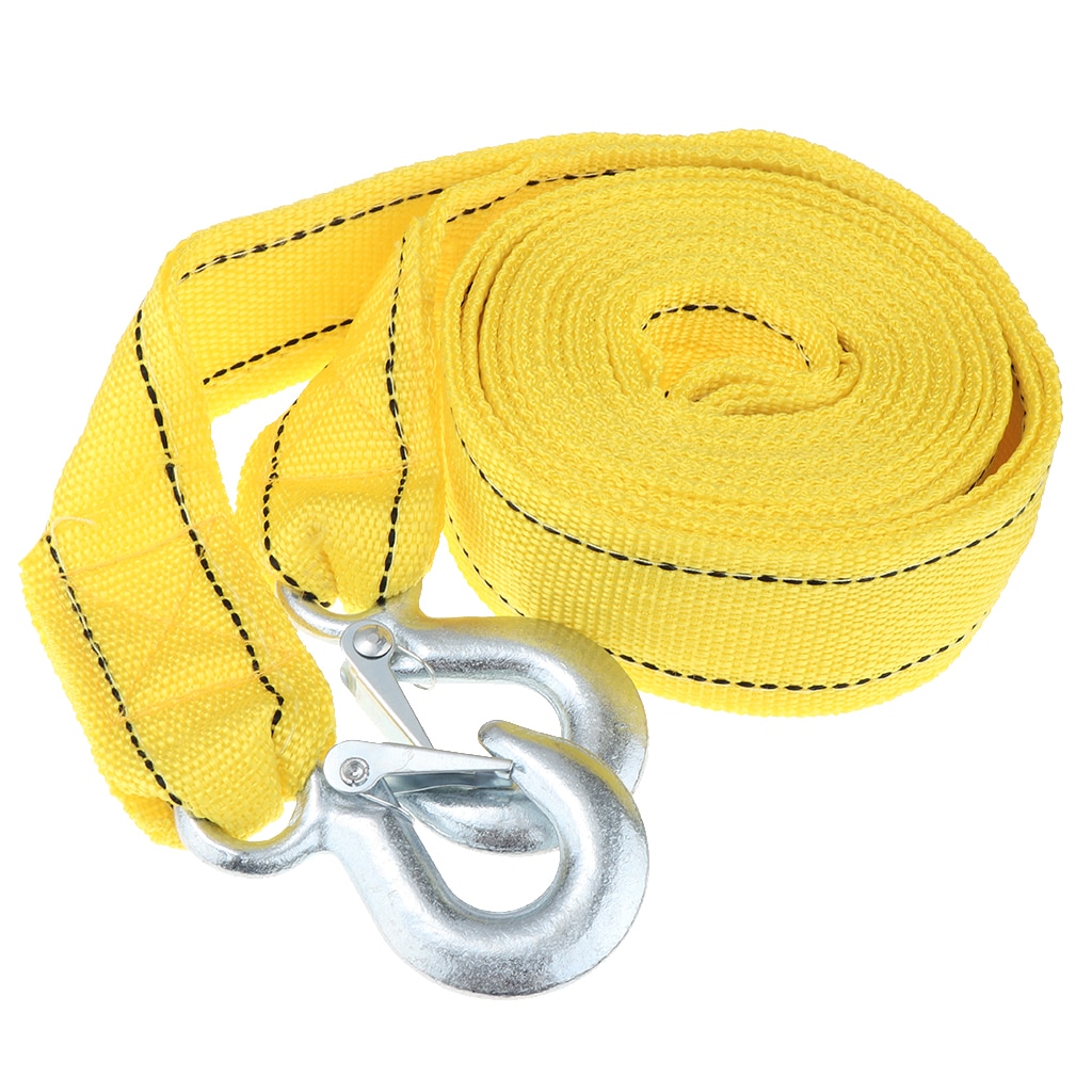 4m X 4.3cm 5 Tons Trailer Strap Double Layer Nylon Strip Color Yellow