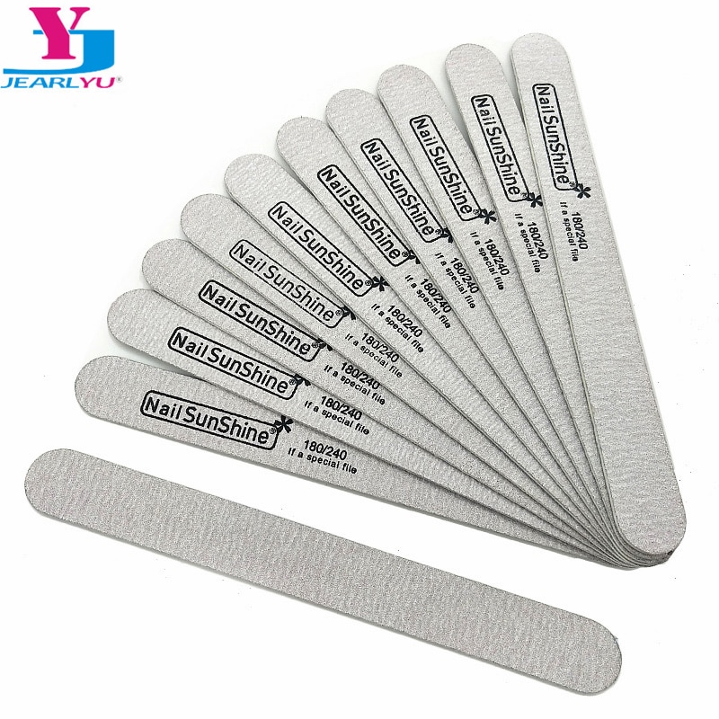 Arquivo de unha profissional 100/180/240/320 lixa arquivo de lixa de lixa arquivo de polimento unhas moagem equipamento manicure arquivo