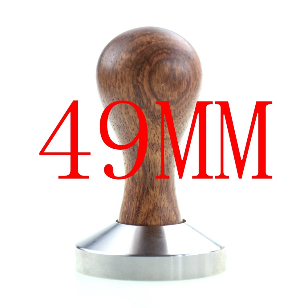 Ecocoffee Rosewood Coffee Tamper 58MM Simple Espresso Coffee Maker 304 Stainless Steel Profilter Hammer: Army Green