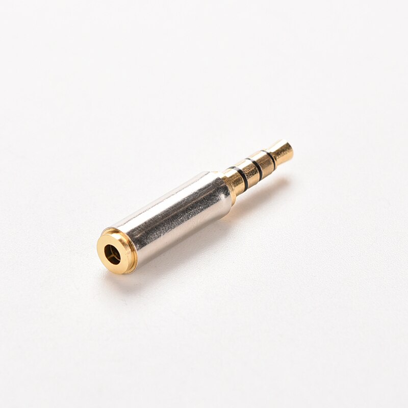 Jetting 3.5 Mm Male Naar 2.5 Mm Vrouwelijke Stereo Oortelefoon Hoofdtelefoon Mic Audio Jack Plug Adapter Converter Connector 1 Pc