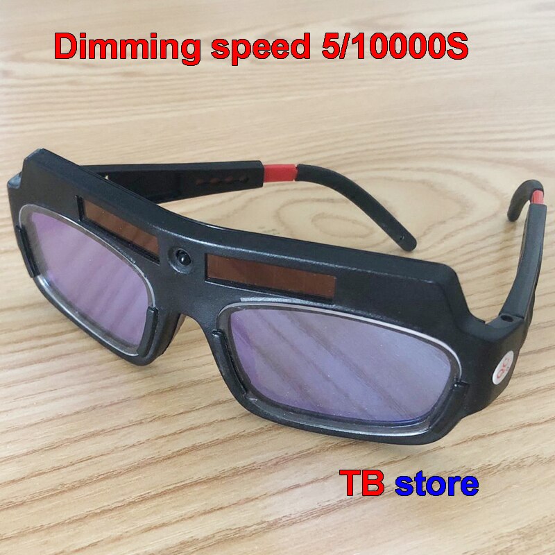 Tx -012 solenergi automatisk dæmpning svejsebriller dobbeltlag hurtigt lynende beskyttelsesbriller svejsning gasskærende beskyttelsesbriller