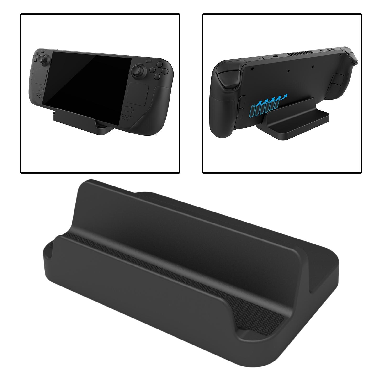 Gaming Console Docks Phone Holder Stable Support Switch Accessories Silicone Base for Switch OLED &amp; Lite Console, for Steam Deck