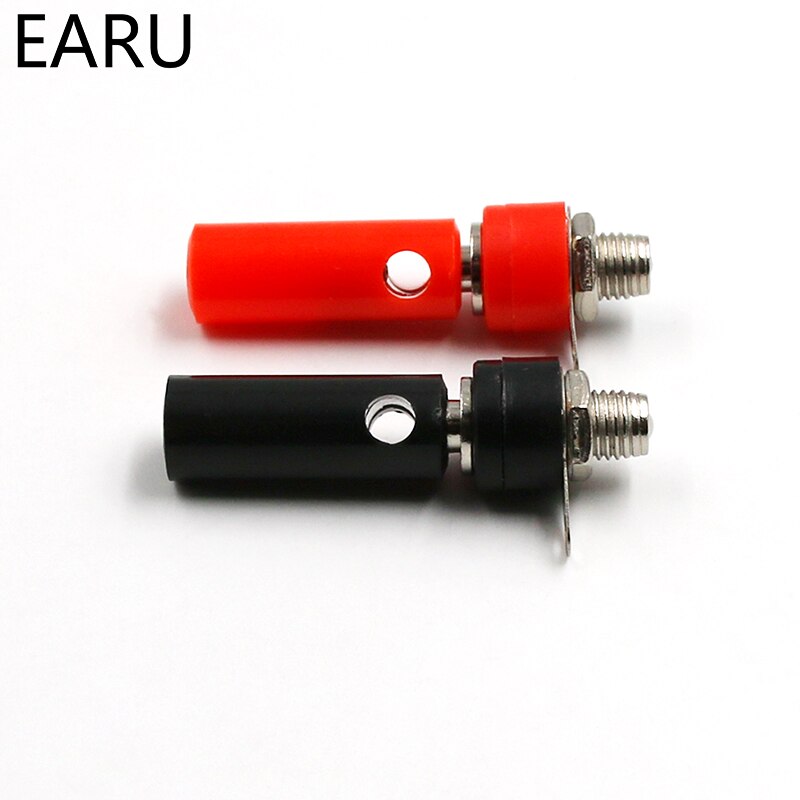 1 set hane och hona  j072 4mm banankontakt hane och hona för att sätta i kontakt bananstift diy modeller