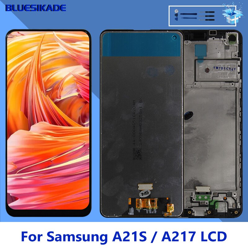 Écran tactile LCD de remplacement, 6.5 pouces, pour Samsung Galaxy A21S A217F A217