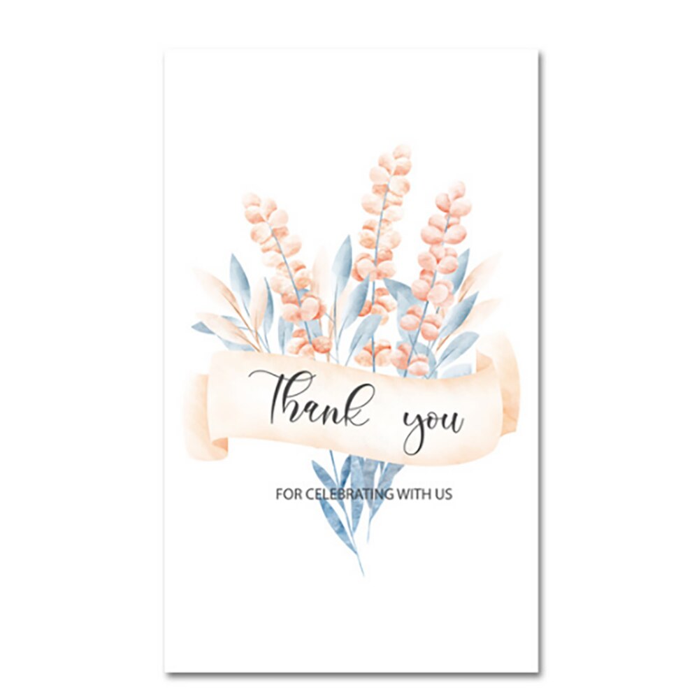 10-30 Pcs/pack Thank You For Your Order Card With Red Heart Thank You Card For Small Business Commodity Decoration Card Labels: QY950 / 30PCS