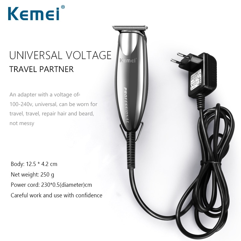 Kemei 0mm Baldheaded Hair Trimmer Powerful Electric Hair Clipper Shaver Modelling Hair Trimmer Razor KM-701