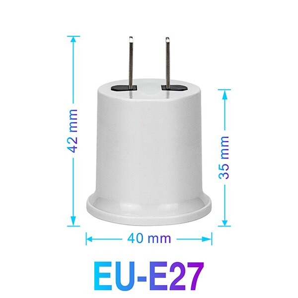 E27 flexibele lampvoeten, licht  ac85-265v verlengstukken, converter, aan/uit schakelaar, controle-led, lampadapter, houder, schroeffitting, eu/us-stekker: E27- eu