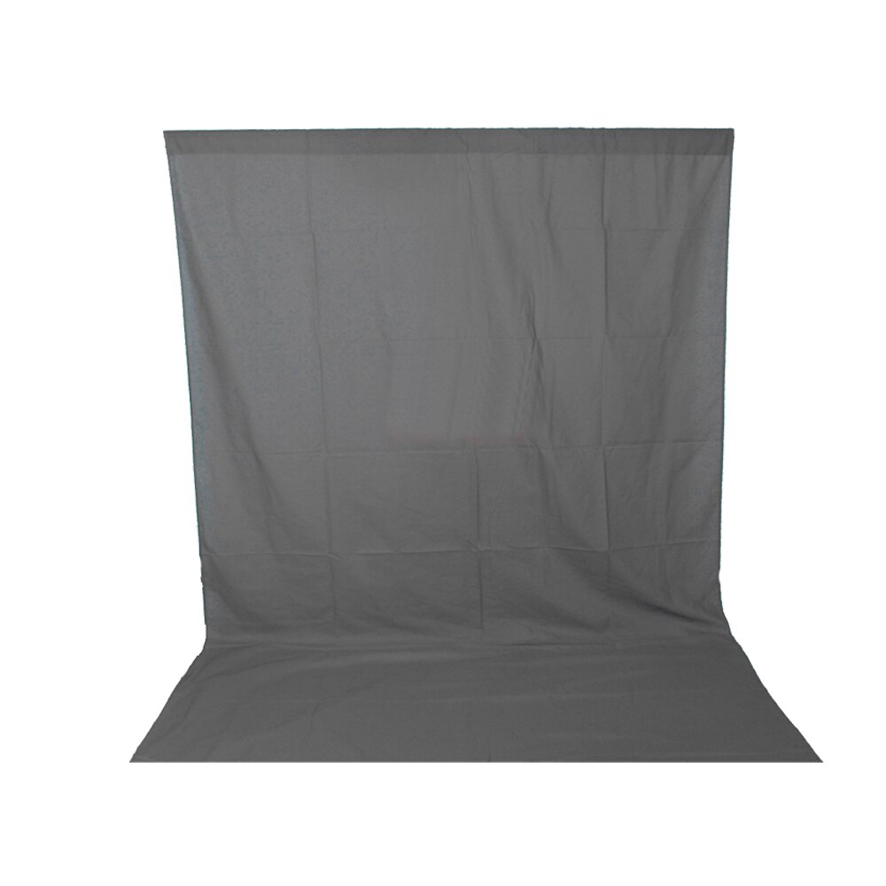 10FT*10FT Muslin Background Cloth Photography Backdrop for Photographic Lighting Studio Black Green Blue White Grey: Gray