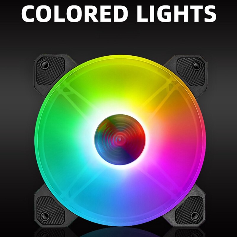 COOLMOON Computer Cooling Fan 14Cm Mute Light Emitting 14025 Desktop Computer Cooling Fan 5V ARGB Chassis Fan