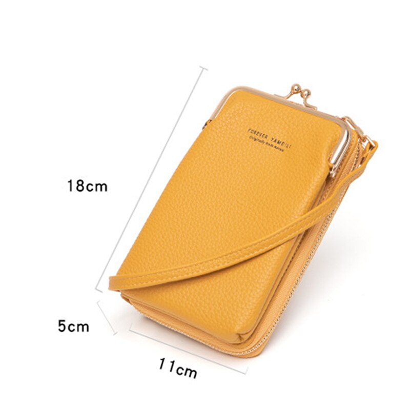 Vrouwen Kleine Telefoon Cross Body Purse Pu Leather Blocking Cross Body Mobiele Telefoon Tas Voor Vrouwen Met Rits &amp; lock