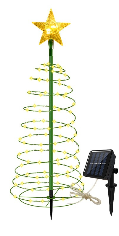 Weihnachtsbaum Hof Lichter Stern Weihnachtsbaum dekorative Lichterkette LED solarbetriebene Bodenstecker in Lichterkette Ich bin Freien: Ursprünglich Titel