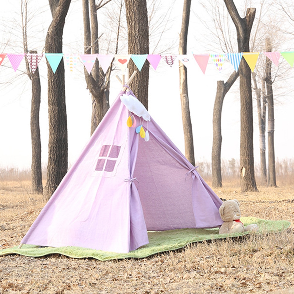 Bambini Tende di Tela Triangolo Tepee Cartone Animato In Uscita Giocattoli Per Bambini Tenda Indoor Per Bambini della Casa del Gioco Portatile Pieghevole Gioco Teepee