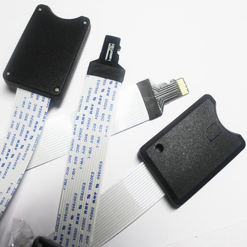 Dehyaton 25cm/48cm/62cm tf naar micro sd kaart flex verlengkabel verlengadapter lezer auto gps mobiel